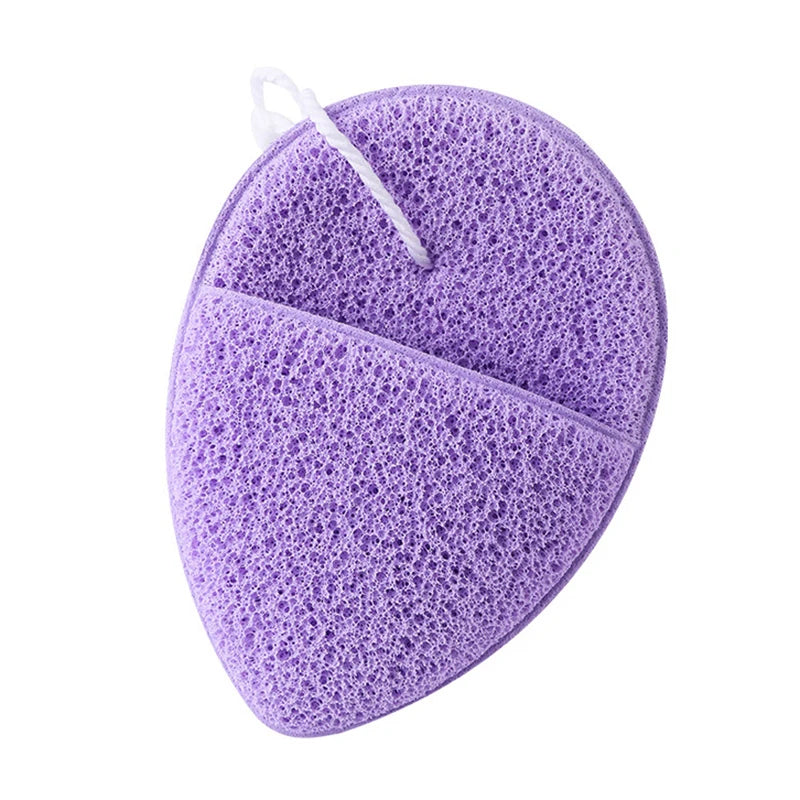Natural Exfoliating Face Wash Cleansing Puff Flutter Sponge Deep Remover to Black Headband Cosmetic Sponges Facial Clean Tool