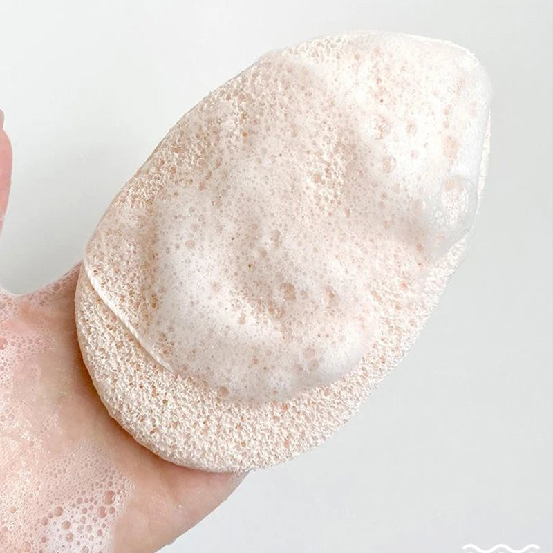 Natural Exfoliating Face Wash Cleansing Puff Flutter Sponge Deep Remover to Black Headband Cosmetic Sponges Facial Clean Tool